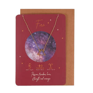 Fire Element Pendant w. Card