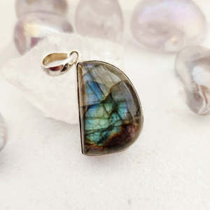 Labradorite Pendant - Sterling Silver