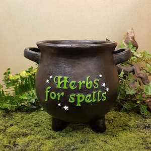 Herbs For Spells Planter (approx. 17x20cm)