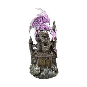 Mystical Magical: Purple Dragon on Castle - LED