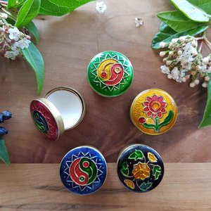 Orchidee Natural Solid Fragrance in Cloisonne Tin (Song of India 4gr)