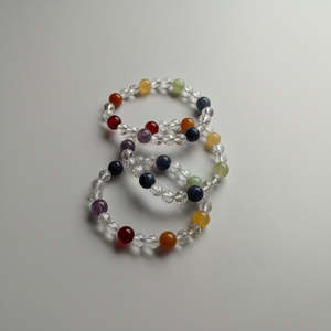Jewellery Other Accessories: Clear Quartz & Mixed Crystal Bracelet | Positive Energy Amplified | Assorted
