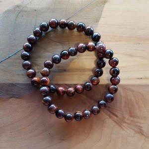 Jewellery Other Accessories: Red Tiger's Eye Crystal Bracelet | Passion & Vitality | Assorted