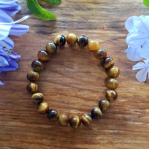 Gold Tiger's Eye Crystal Bracelet | Courage & Strength | Assorted