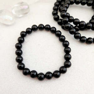 Black Obsidian Crystal Bracelet | Protection & Grounding | Assorted