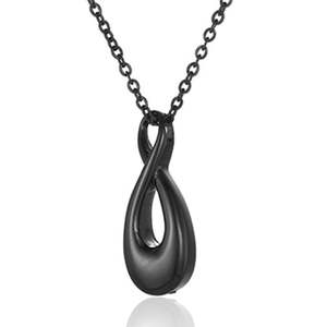 Infinity Memorial Keepsake Pendant Necklace | Ashes Jewellery | Stainless Steel