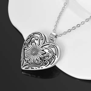 Keepsake Locket Pendant Necklace | A Piece of My Heart Lives in Heaven