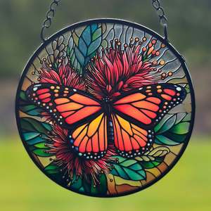 Hanging Gifts: Monarch Butterfly | Stained Glass | Suncatcher