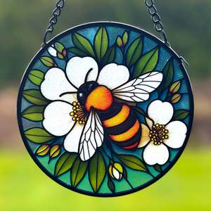 Bumble Bee | Stained Glass | Suncatcher