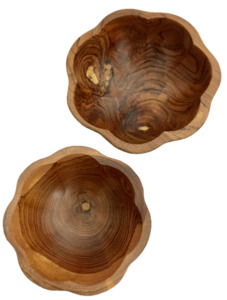 Timber Petal Bowls Set