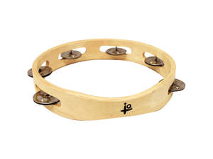 20cm Wooden Tambourine