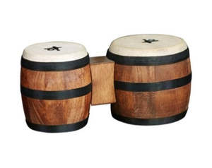 Wine Barrel Design Bongos