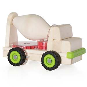 Guidecraft Block Science   Big Cement Mixer Truck