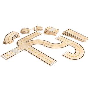 Guidecraft: Guidecraft Double-Sided Roadway System   42 pc. set