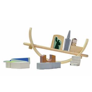 New York Cityscape Arch Balance