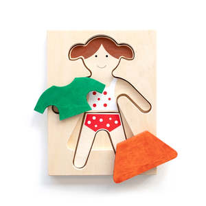 Blue Ribbon: Girl Figure Puzzle