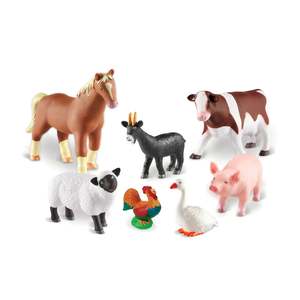 Learning Resources: Jumbo Farm Animals