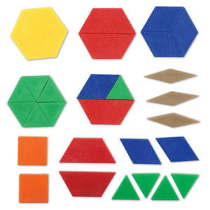 Plastic Pattern Blocks 0.5cm