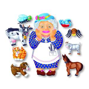 Old Lady Who Swallowed a Fly Pre-Cut Felt