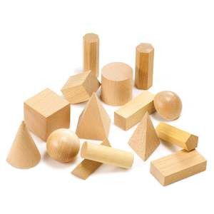 Maths Literacy: Wooden Geometric Solids - Pk15