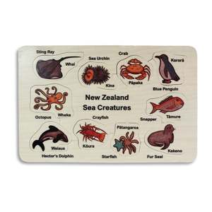 Cultural Resources: New Zealand Native Sea Creatures Puzzle