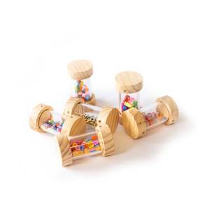 Between 250 500: Wooden Stackable Rattles 6pk