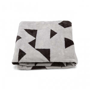 Nursery Essentials: Plush Blanket - GreyBlack