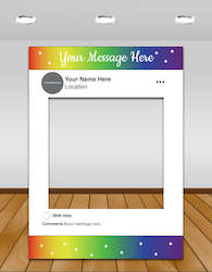 Kids Parties: Rainbow InstaFrame