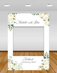 Weddings And Bridal Showers: White Roses Wedding InstaFrame