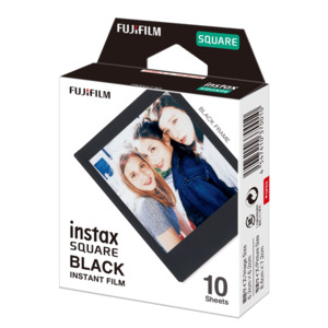 instax SQUARE Film 10pk Black