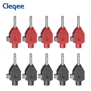 M Measure And Test: Cleqee P10067 Quick-Press 4mm Banana Connectors