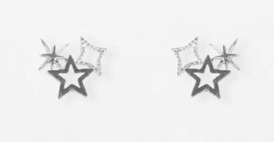 Jewellery: Silver galaxy earring