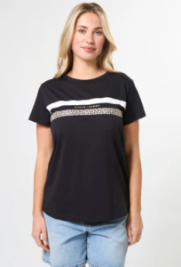 Tops: Classic tee black true icon
