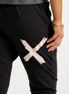 Bottoms: Apartment pants Black w blossom daisy X