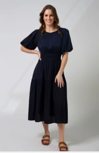 Dresses Skirts: Sabrina dress navy