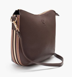 Bags Wallets: Alfie bag chocolate and blush