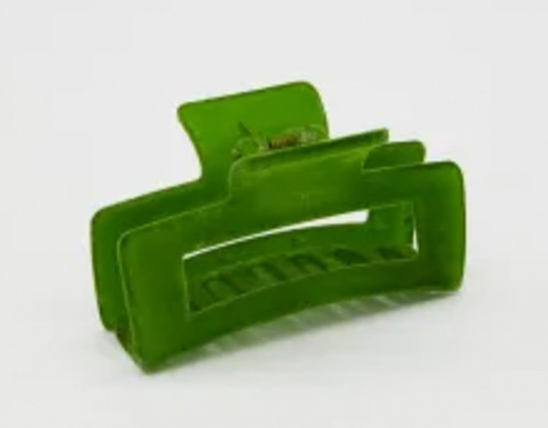 Sunglasses: Kermit green velvet claw clip
