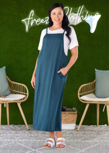 Freez: Freez  apron dress teal