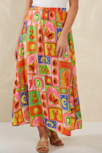 Portofino maxi skirt spritz