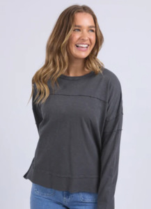 Jayne throw on top charcoal