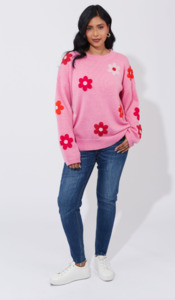 Delphi jumper chilli/pink