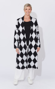 Casablanca cardigan white/kohl