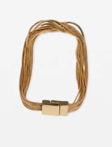 Jewellery: Bracelet gold chains