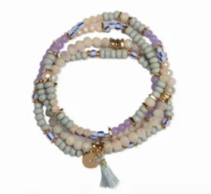 Bracelet set 4 pastels