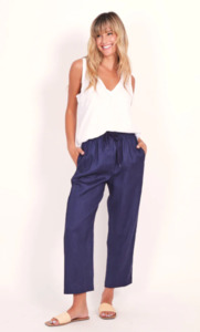 50 Off: Lucy pant navy linen