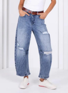 Monaco: Theo barrel jeans