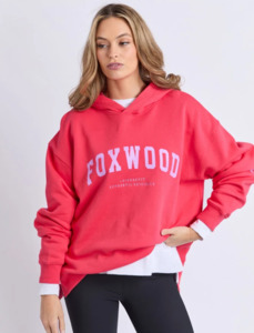 Foxwood: Interval hoodie raspberry