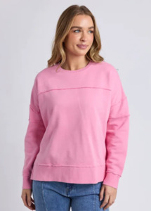 Jayne throw on fleece rose