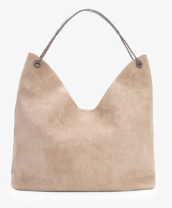 Accessories: Classic carry-all shoulder bag - taupe