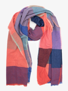Berry peach pop scarf